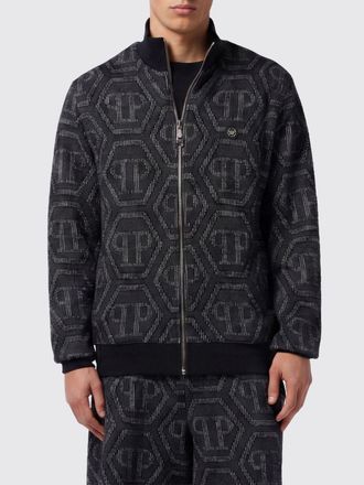 Philipp Plein Bomber PP jacquard in cotone