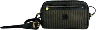 Fendi Pre-owned Cross Body Bags, female, Brown, Size: ONE SIZE Pre-owned Vintage Leather Cross Body Bag