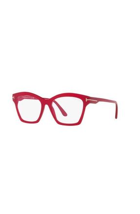 Tom Ford 53mm Square optical glasses in Pink at Nordstrom