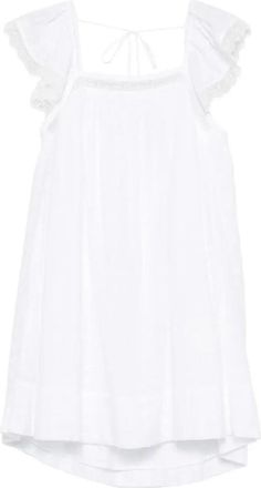 Ganni Broderie Anglaise Baby Doll Minidress