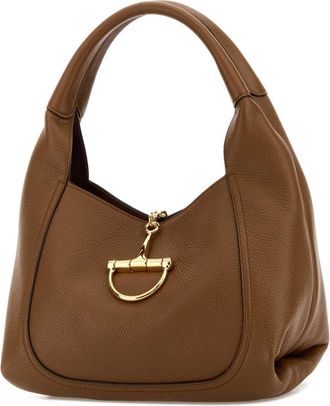 Gucci Womens With Shoulder Bag Brown Leather