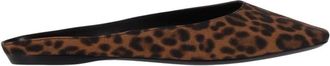 Saint Laurent Leopard Print Slip-on Ballet Flats