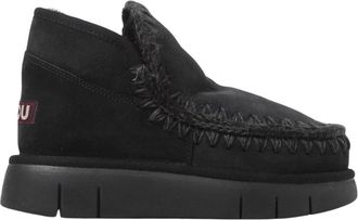 Mou High Top Sneaker Boots - Dames - Winterlaarzen - Zwart - 36 EU - Su&egrave;de - Schoenen