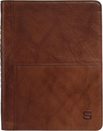 Spikes & Sparrow Dokumententasche SPIKES & SPARROW NOTEBOOK COVER, Herren, Gr. B/H/T: 25cm x 33cm x 2cm onesize, braun (cognac), Leder, vintage, Taschen Dokumententasc