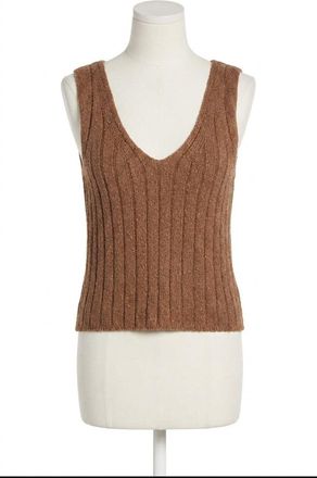Z Supply Acadia Sweater Tank In Palo Santo