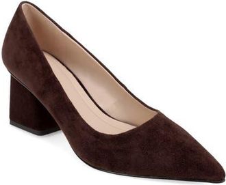 Pelle Moda Inell Pointed Toe Pump in Chocolate at Nordstrom, Size 8.5