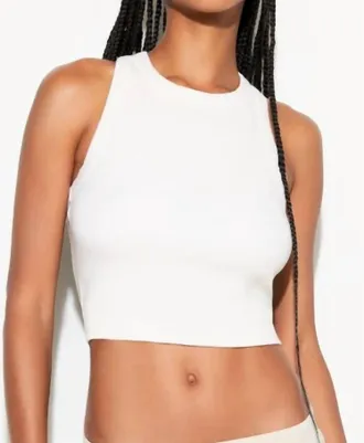Spiritual Gangster Moss Rib Tank In Canvas