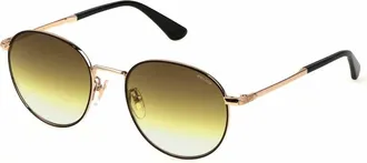 Police SPLD94 ROADIE 4 301G Mens Sunglasses Gold Size 53