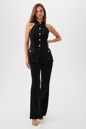 Trina Turk Elainia Top in Black at Nordstrom, Size 12