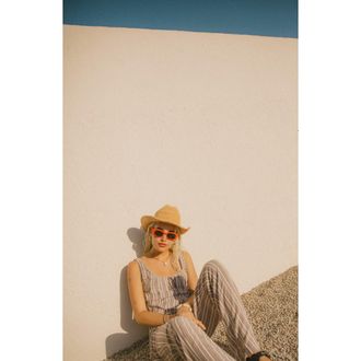 Brixton The Alley Stripe Lounge Pants in Worn In Robust Red Stripe at Nordstrom, Size Medium