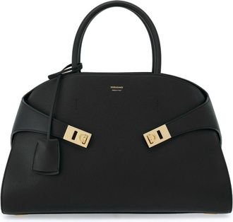 Ferragamo Hug Medium Leather Tote Bag