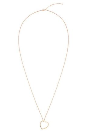 Repossi Antifer Heart Pendant Necklace in Rose Gold at Nordstrom