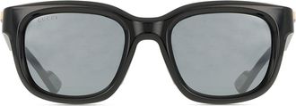Gucci GG1621SA Asian Fit 001 Mens Sunglasses Black Size 53