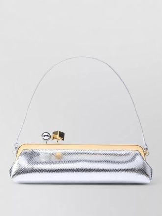 Jacquemus la pochette leather clutch bag