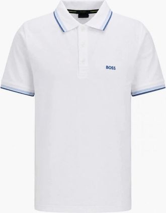 HUGO BOSS Mens Hugo Boss White Paddy Polo Shirt - Size: 44