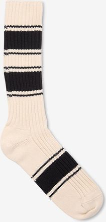 Royalties Paris Gestreifte Rippstricksocken aus Biobaumwolle Stanislas