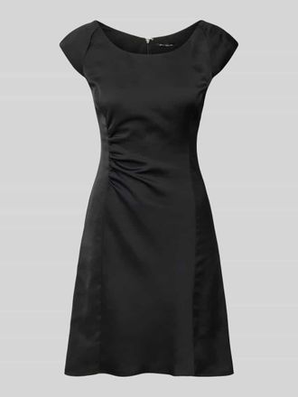A|X Armani Exchange Knielanges Kleid mit Raffungen in Black, Gr&ouml;&szlig;e 34