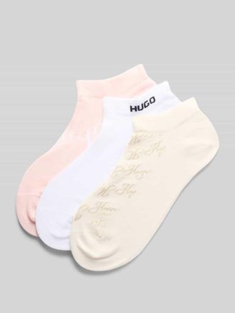 HUGO BOSS Sneaker Socken aus Baumwoll-Mix im 3er-Pack in Rosa, Gr&ouml;&szlig;e 35-38