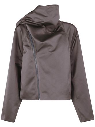 Rick Owens Cropped Scarf Flight Jacket