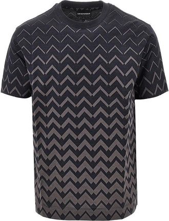 Emporio Armani Jacquard jersey T-shirt Man S