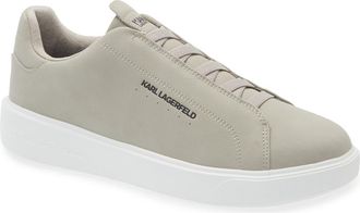 Karl Lagerfeld Laceless Sneaker in Light Grey at Nordstrom Rack, Size 11.5