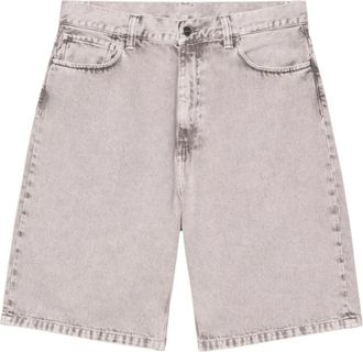 Carhartt Work in Progress Landon Short - Heren - Denim shorts - Grijs - W36 - Katoen - Korte Broeken