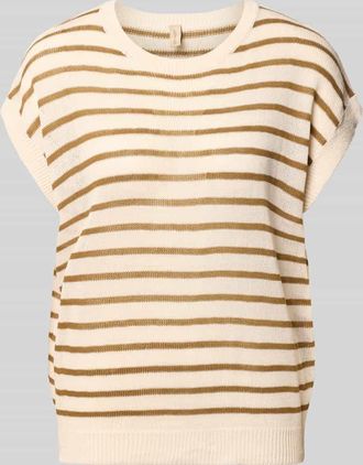 Soyaconcept Strickshirt mit Rundhalsausschnitt Modell LUANNA in Khaki, Gr&ouml;&szlig;e XXL
