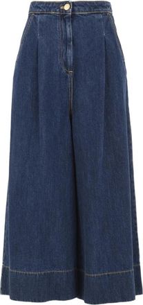 L'autre Chose Donkerblauwe Broek voor Dames - Dames - Spijkerrokken - Blauw - W26 - Denim - Rokken
