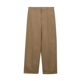 Balenciaga Large Chino Trousers - male - Balenciaga - Wide Trousers - Brown - XL - Trousers