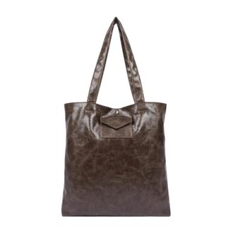 Lancaster R&eacute;tro KBA Tote - Dames - Tassen - Bruin - Maat: ONE Size Poliester