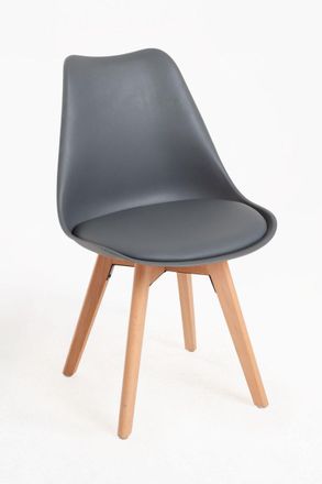 Regalos Miguel Regalos Miguel - Packs Sillas Comedor - Pack 2 Sillas Synk Basic - Gris Oscuro