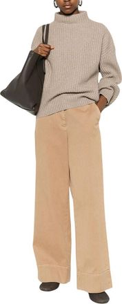 Brunello Cucinelli Beige Knitted Sweater