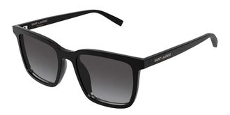 Saint Laurent SL 500 Asian Fit 006 Mens Sunglasses Black Size 54
