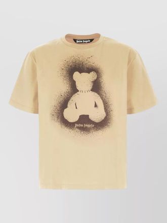 Palm Angels cotton crew neck graphic print t shirt