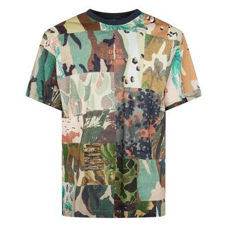Gallery Dept. T-Shirts, male, Multicolor, Size: M Mixed Camo Tee