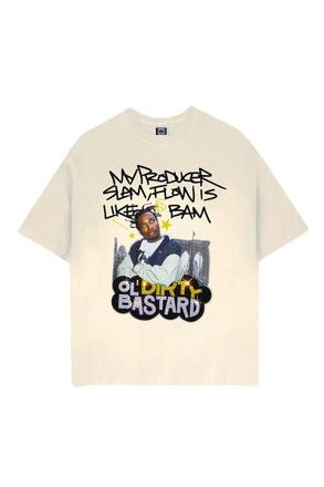 Cross Colours ODB Flow is Like Bam Bling T-Shirt in Off White at Nordstrom, Size X-Large