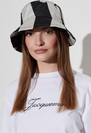 Jacquemus Hat With Embroidered Logo, Unisex, Grey