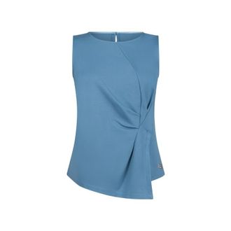 19V69 Womens Blouse Blue DELMA RAF Viscose - Size Large