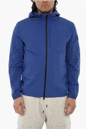 Woolrich Solid-Color Windbreaker with Hood size Xl