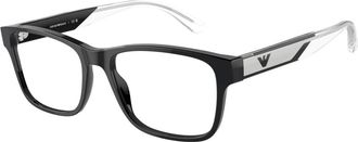 Emporio Armani Glasses, male, Black, Size: 55 MM 3239 Optical Frame
