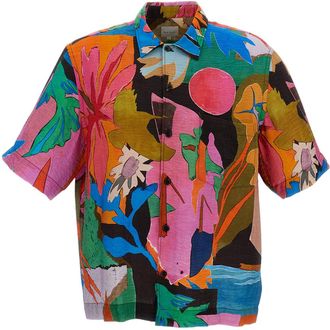 Paul Smith Short-Sleeve Patterned Shirt