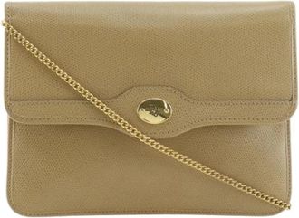 Dior Pre-owned Leren Schoudertas - Dames - Vintage Schoudertas - Beige - ONE Size - Leer - Vintage