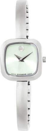Movado Museum Quartz Green Dial Ladies Watch 608060