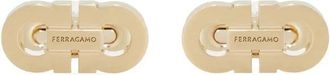 Ferragamo Double Gancini Manchetknopen - Heren - Manchetknopen - Geel - ONE Size - Accessoires