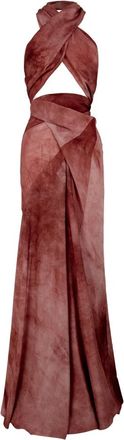 Cortana Dali- transformeerbare rode maltinto jurk - Dames - Avondkleed - Rood - L - Kleedjes