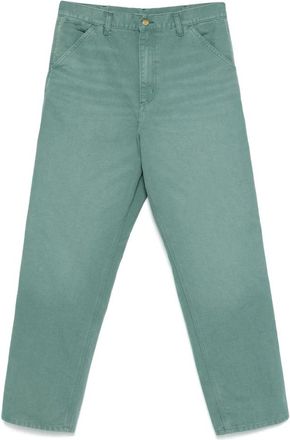 Carhartt Work in Progress Single Knee Pant - Heren - Regular Fit Jeans - Groen - W34 L32 - Katoen - Jeans