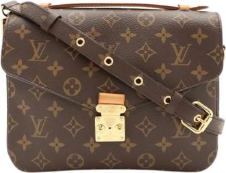 Louis Vuitton Pre-owned Canvas Cross Body Bag - Dames - Vintage Schoudertas - Bruin - ONE Size - Vintage