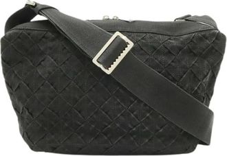Bottega Veneta Borsa a tracolla Bottega Veneta Pre-owned in tela Intrecciato - - Pre-owned - Donna - Nero - ONE SIZE