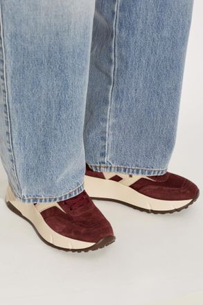 Hogan Hi-Fi Sports Shoes, Womens, Burgundy