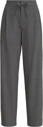 Brunello Cucinelli Pantaloni sartoriali con coulisse - Grigio